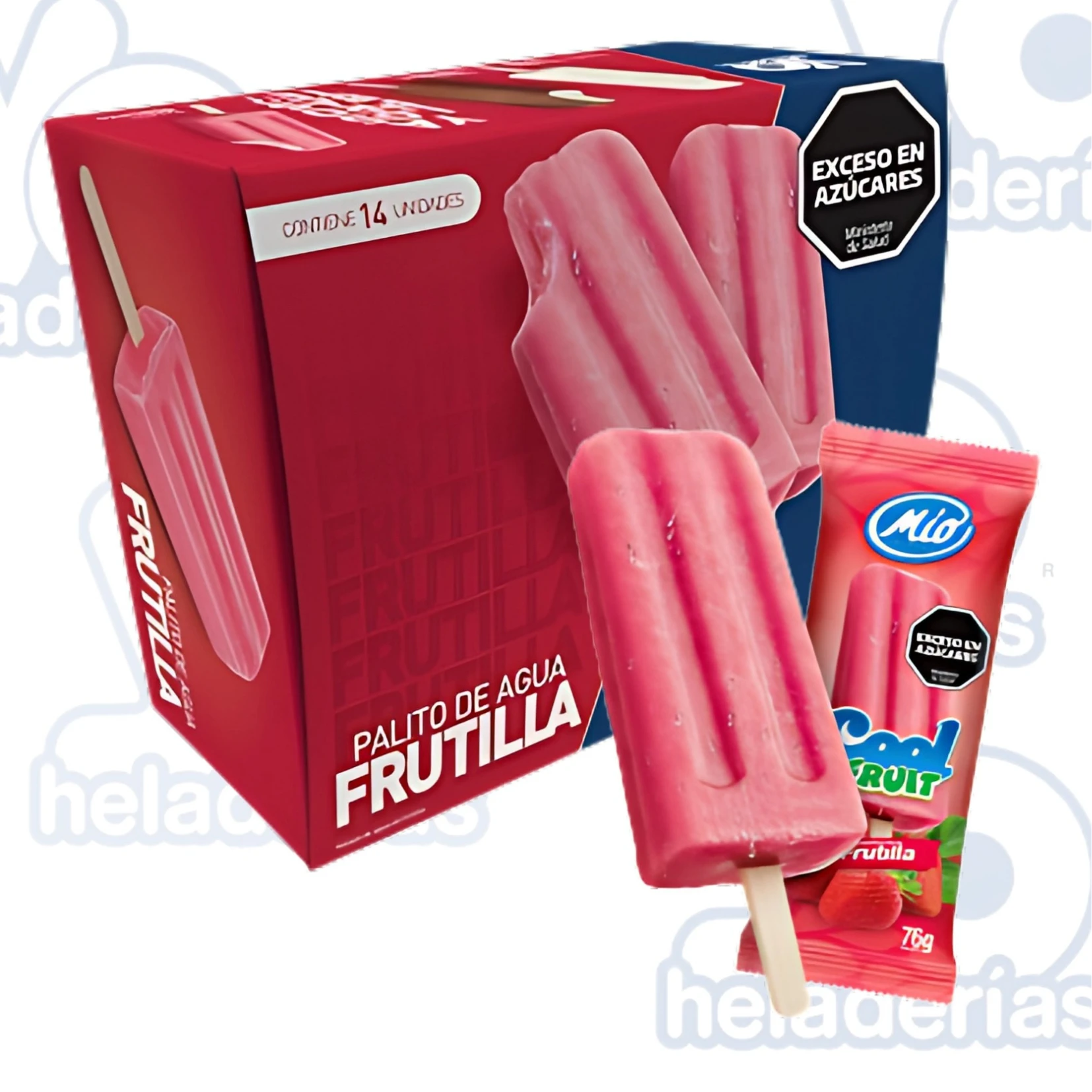 Palito Frutilla x14