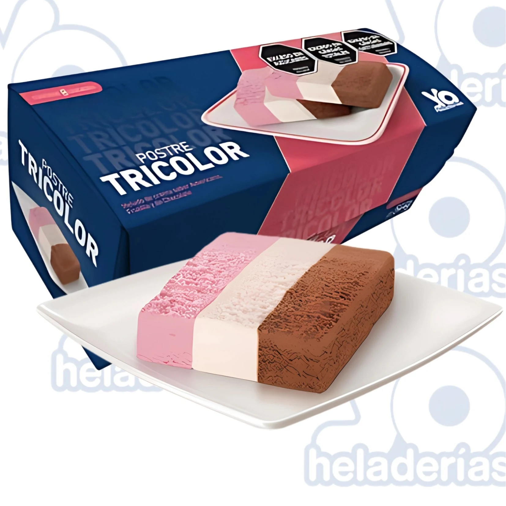 Tricolor x 8 unidades.